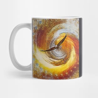 Eagle in flight Mug